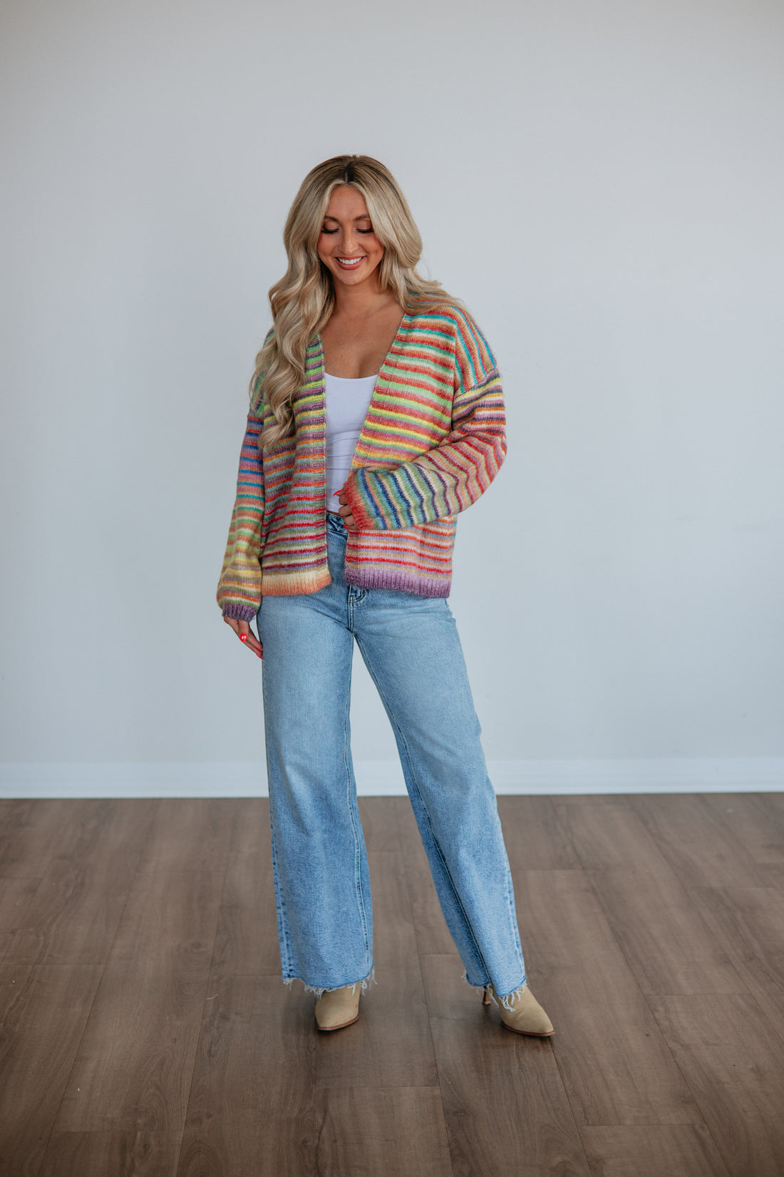 Kerrie Striped Cardigan