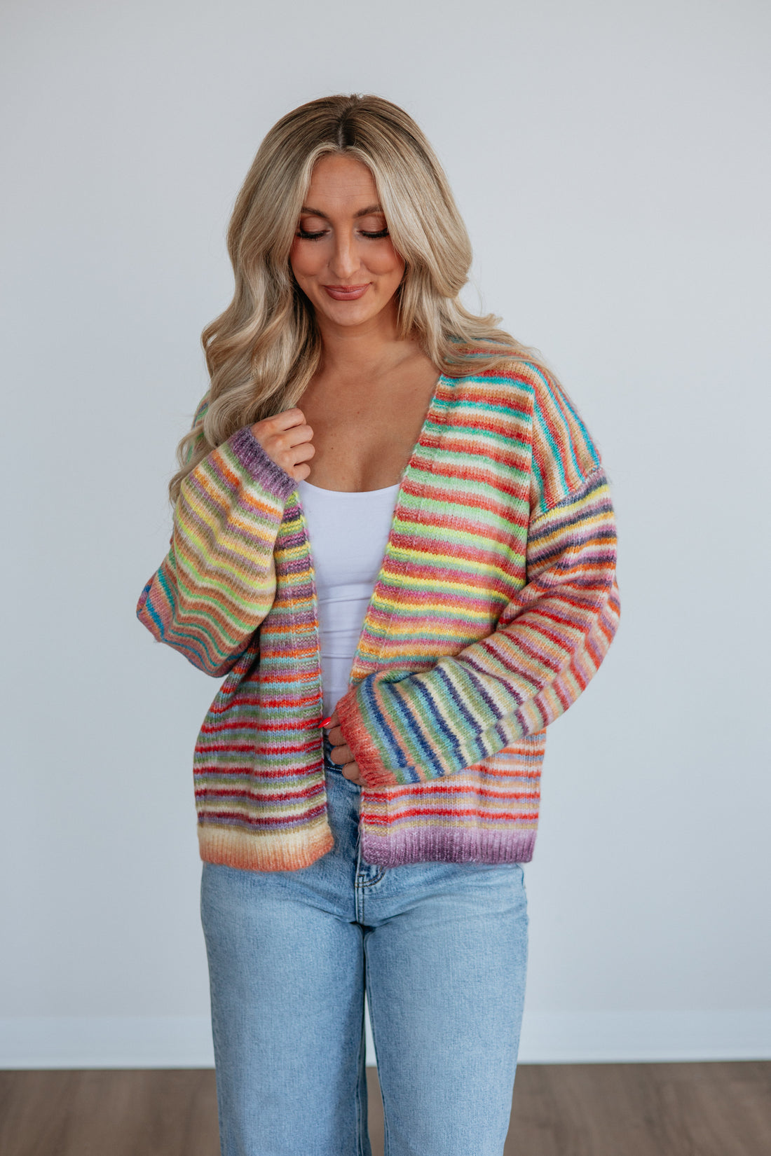 Kerrie Striped Cardigan