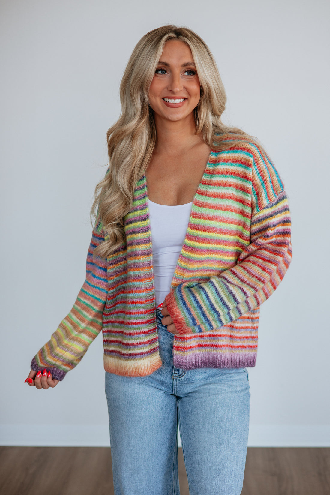 Kerrie Striped Cardigan
