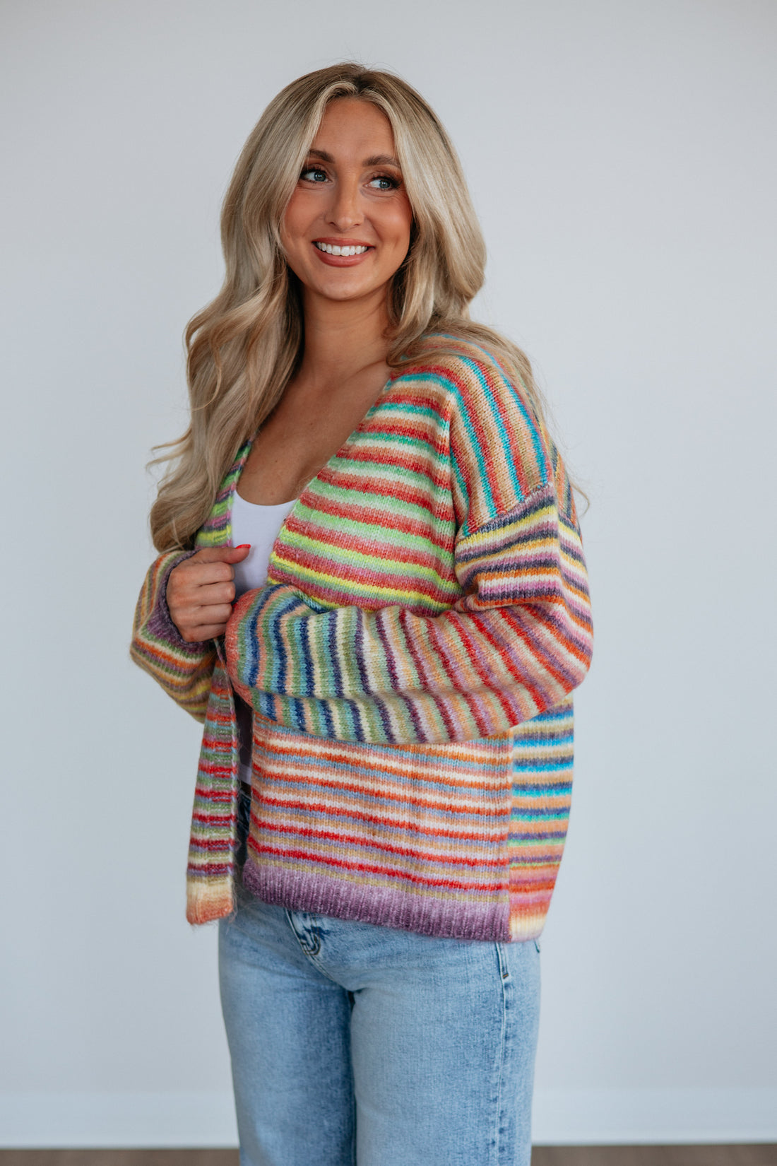 Kerrie Striped Cardigan